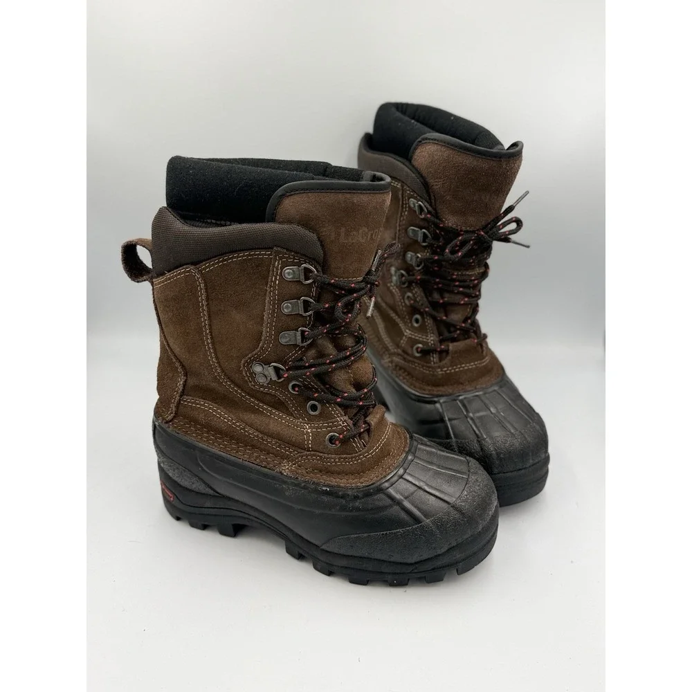 LaCrosse Outpost II Thinsulate Lined Winter Boots Men Size 7 Brown 11